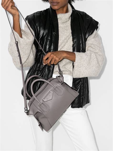 gray givenchy bag|givenchy leather tote bag.